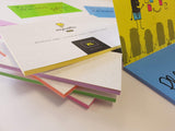 Static Notes X-LARGE 200x140mm Assorted Colours Pack 6