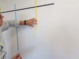 Whiteboard & Wall Gridding Tape Black 15mm x 10 metre Roll