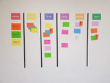 Static Scrum Header Card Sheets 100 x 140mm, Pk 6