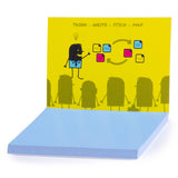 Static Notes SMALL 70x50mm Assorted Colours Pack 6