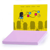 Static Notes SMALL 70x50mm Assorted Colours Pack 6