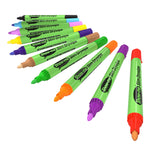 Whiteboard Drywipe Marker Medium Tip Slim Barrel, Assorted Colours - Box 10