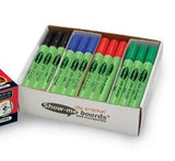 Whiteboard Drywipe Markers Slim Barrel 4 Assorted Colours Pack of 48 (CP48A)